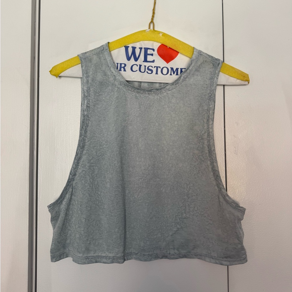LULULEMON Light Blue Gray Active Tank Top